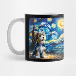 Starry Biewer Terrier Portrait - Dog Portrait Mug